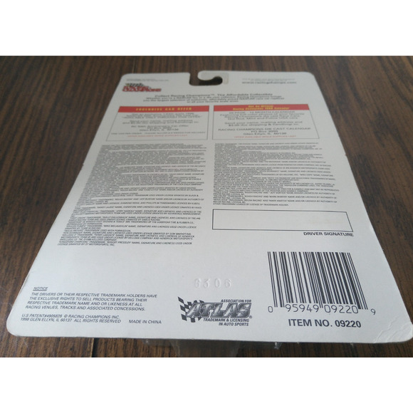 Racing Champions 1998 Pinnacle Collector Series #10 Ricky Rudd Tide Car Sealed - Picture 2 of 4